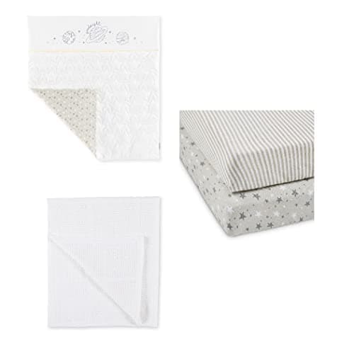 Image of Ickle Bubba 4 Piece Cot Bed Bedding Set - Cosmic Aura