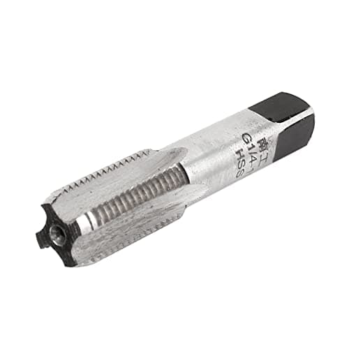 Image of TA-VIGOR Straight Flute Screw Thread Tap, G1/4-19 Tolerance BSP 55 Degree 4 Straight Flutes Metric Machine Tap HSS Thread Milling Tap