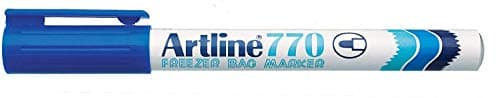 Image of Artline Blue Freezer Bag Permanent Marker Pen