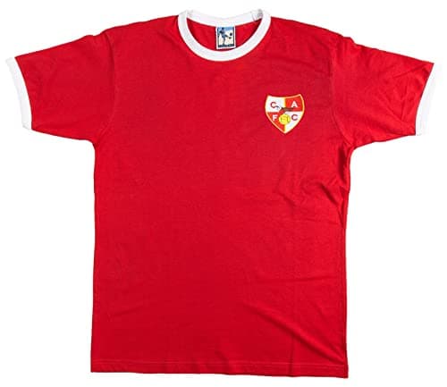 Image of Charlton 1940s Retro Football T Shirt Embroidered Logo (XXL)
