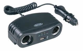 Image of Best Price Square TWIN 12V MULTISOCKET WITH USB BPSCA RMS7 - CP07568 By RING AUTOMOTIVE