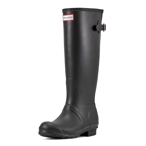 Image of Hunter Original Tall Gloss, Women's Wellington Boots, Black (Black), 5 UK (38 EU)
