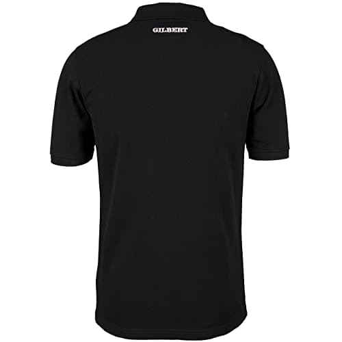 Image of Gilbert Mens Barbarians 2019 Off Field Rugby Polo Shirt T-Shirt Top Black