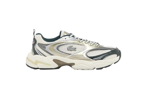 Image of Lacoste Mens Storm 96 2K Trainers Off White/Dark Green 11
