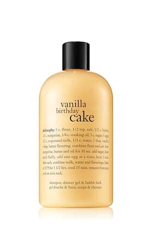 Image of philosophy vanilla birthday cake shower gel | 480ml | bubble bath | body wash