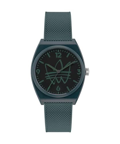 Image of adidas Green Resin Strap Watch (Model: AOST225662I), Green