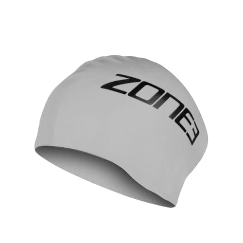 Image of ZONE3 Large Silicone Swim Cap - Designed For Long Hair, Anti-tear, Comfortable, 48g