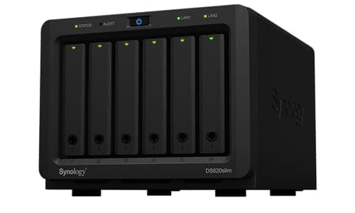 Image of Synology 6 bay 2.5" NAS DS620slim (Diskless)