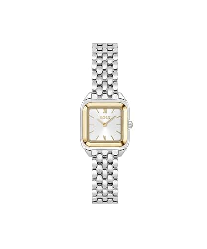 Image of BOSS Two Hand Quartz Movement Watch for Women MAE Petite Collection with Silver Stainless Steel Bracelet - 1502821