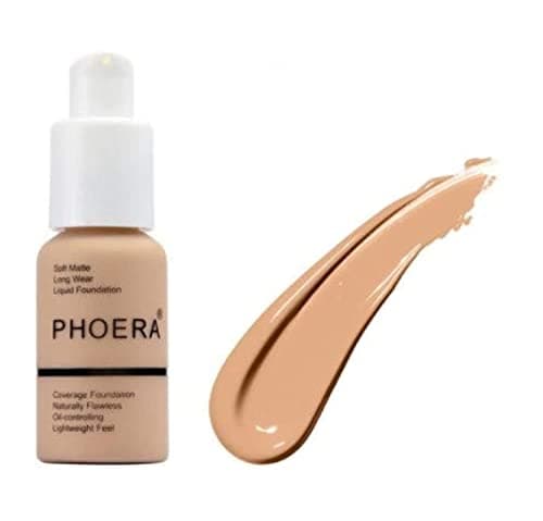 Image of Aquapurity Phoera® Full Coverage Foundation Soft Matte Oil Control Concealer 30ml Long Lasting Flawless Cream Smooth (102 NUDE)
