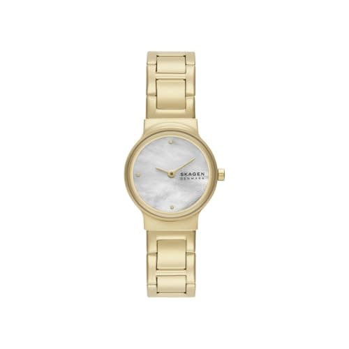Image of Skagen Freja Lille Watch for Women, Quartz Two Hand Movement with Stainless Steel or Leather Strap