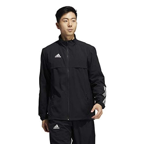 Image of adidas Rink Suit Jacket- Men's Hockey S Black