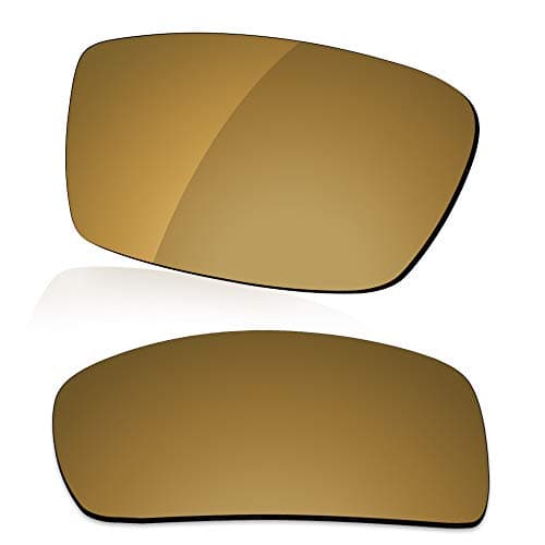 Image of LenzReborn Polarized Lens Replacement for Oakley Gascan OO9014 Sunglass - Umber Gold - Polarized Mirrored
