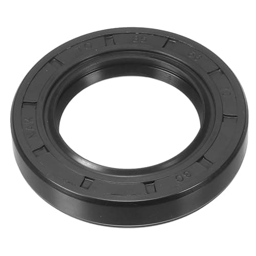 Image of sourcing map Oil Seal, TC 35mm x 56mm x 10mm Nitrile Rubber Cover Double Lip with Spring for Mechanical Motive Axle Bearing Shaft, Black