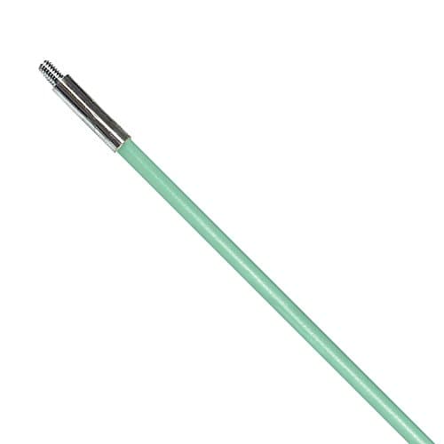Image of C.K Tools MightyRod PRO GLO Cable Rod, 6mmØ Phosphorescent Glow in Dark Electricians Routing Tool, Low Light Cable Pulling, SplinterSHIELD, Mighty-FIX 275kg Connectors, 1m Single Access Rod, CK T5432