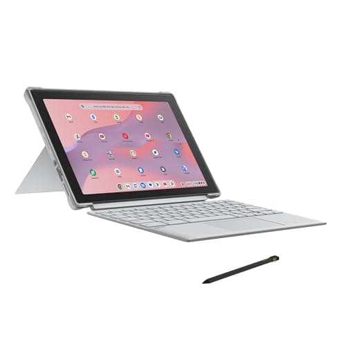 Image of ASUS Chromebook CM3001DM2A-R70052 MediaTek Kompanio 520 26.7 cm (10.5") Touchscreen WUXGA 4 GB LPDDR4x-SDRAM 64 GB eMMC Wi-Fi 6 (802.11ax) ChromeOS Silver