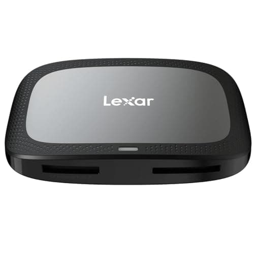 Image of Lexar Professional CFexpress Type A/SD USB 3.2 Gen 2 Reader, Designed for CFexpress Type A and SD UHS-II Cards, High-Speed USB 10Gbps Transfer Speeds (LRW530U-RNBNG), Black