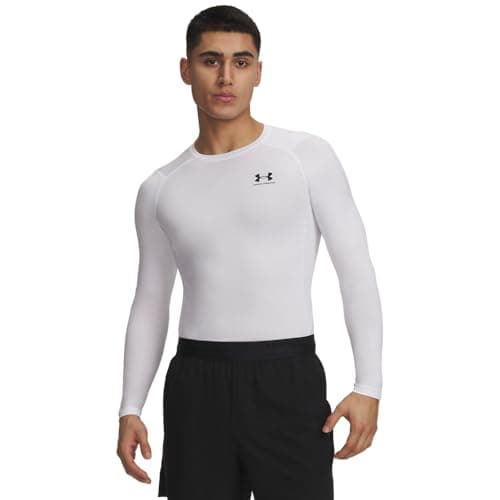Image of Under Armour Men UA HG Armour Comp LS, Long-Sleeve Sports Top, Breathable Long-Sleeved Top for Men