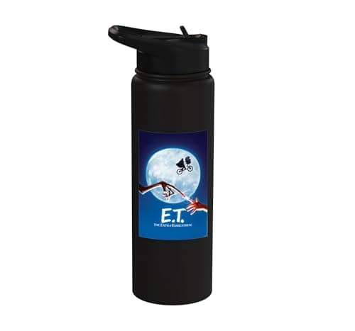 Image of E.T. the Extraterrestrial & Elliot Stainless Steel Insulated Water Bottle