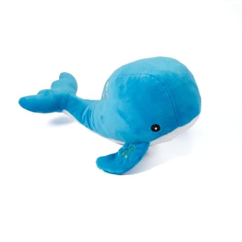 Image of Ancol Made From The Whale Dog Toy in Oshi - Interactive Comfort Cuddly Puppy Squeaking Playing Toy - Fun Adventure Games Pet Accessory