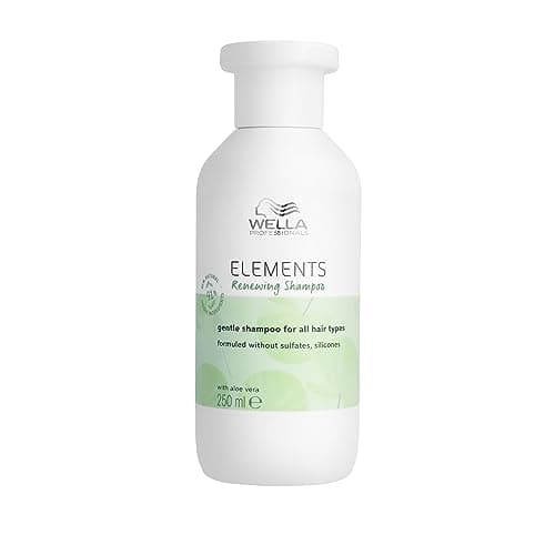 Image of Wella Professionals Elements Renewing Shampoo - Gentle Care Shampoo For Smooth, Shiny Hair Without Silicones and Sulfates - With Aloe Vera 250ml