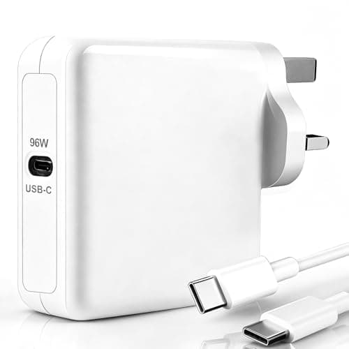 Image of SCOVEE 96W Super Fast USB C Laptop Charger, Compatible with Mac Book Air M3 M2 M1, Mac Book Pro 16,15,14,13 Inch 2024, 2023, 2022, 2021 Laptop Power Adapter, Powerful USB-C Fast Charger