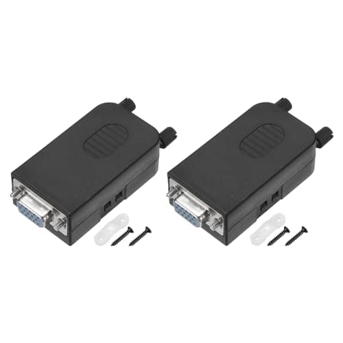 Image of sourcing map D-sub Connector DB15 Female Socket 15-pin 3-Row Female Serial Port Terminal Breakout Block Adapter with Screw for Mechanical Equipment CNC Computers