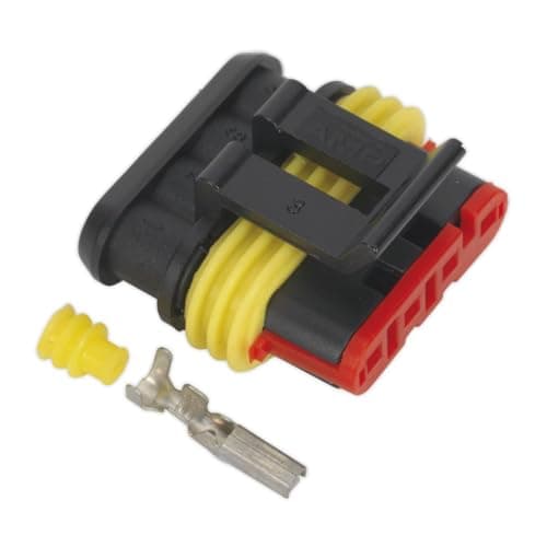 Image of Sealey SSC4F Superseal Female Connector 4-Way Pack of 3