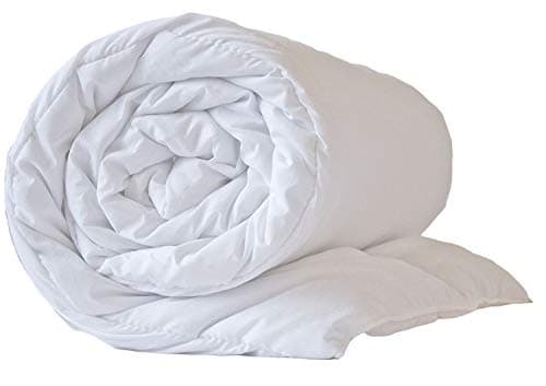 Image of The Sleep Easy Hotel Quality Pure White Microfibre Peached Duvet SuperKing 10.5TOG Feels Like Down