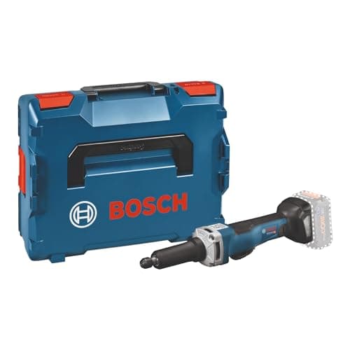 Image of Bosch Professional 18V System Cordless Straight Grinder GGS 18V-23 PLC (no-Load Speed 23,000 min-1, incl. L-BOXX, Without Battery/Charger)
