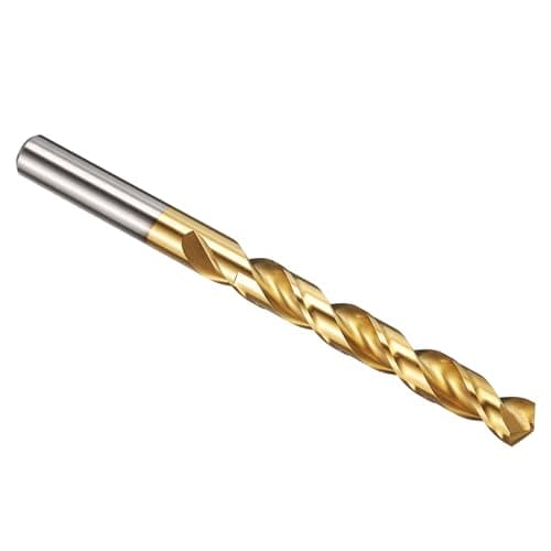 Image of PATIKIL 11.6mm Drill Bit, M42 8% Cobalt High-Speed Steel Jobber Straight Shank 135° Titanium Nitride (TiN) Coated for Hard Metal Stainless Steel - 1 Pack