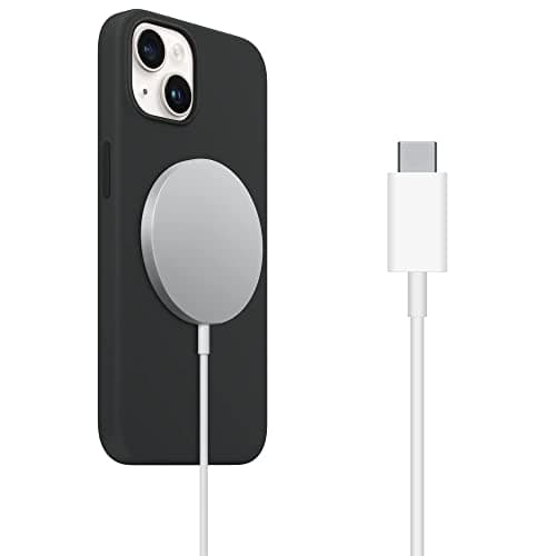 Image of Apple Magnetic Wireless Charger, 7.5w Fast Charging Compatible with MagSafe Charger USB-C Cable Pad Accessories for iPhone 17, 16, 15, 14, 13, 12, Pro, Max, Mini, Plus and AirPods Pro, 2, 3