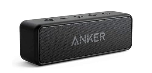 Image of Anker Soundcore 2 Portable Bluetooth Speaker with 12W Stereo Sound, BassUp, IPX7 Waterproof, 24-Hour Playtime, Wireless Stereo Pairing, Speaker for Home, Outdoors, Travel (Black)