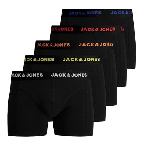 Image of JACK & JONES - Jacblack Friday Trunks 5 Pack Ltn - Black - 12167028 - Size XL