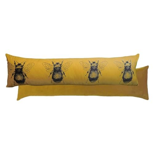 Image of Evans Lichfield Gold Bee Draft Excluder Cover