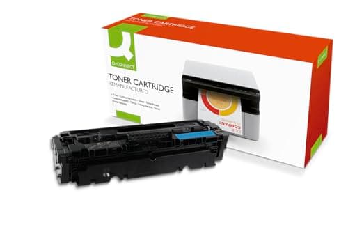Image of Q-Connect Compatible Solution HP CF411X M452 Laser Toner Cartridge High Yield Cyan