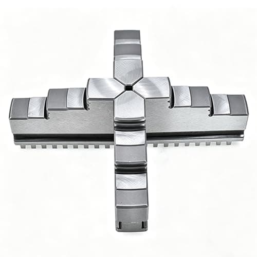 Image of K12-80/100/125/130/160/200/250/320/400 Chuck Jaws, Clamping Range 2-210mm, for CNC Lathe & Milling Machine Turning, End Milling, Internal Boring, Chamfering, Drilling(80mm)