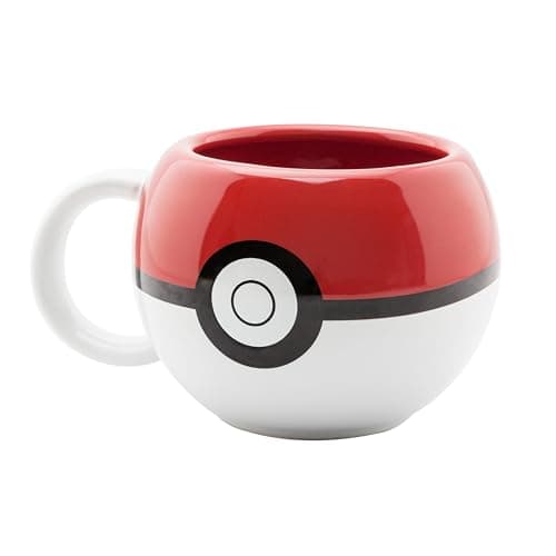 Image of ABYSTYLE – 3D Pokemon Pokéball Mug – Official Product – 500 ml – High Quality Ceramic – Collector Sphere Mug