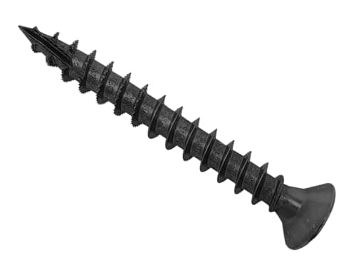 Image of Forgefix Multi-Purpose Pozi Screw CSK ST Black 4 x 40mm ForgePack (pack of 20), suitable for numerous ironmongery, joinery, electrical and plumbing applications.