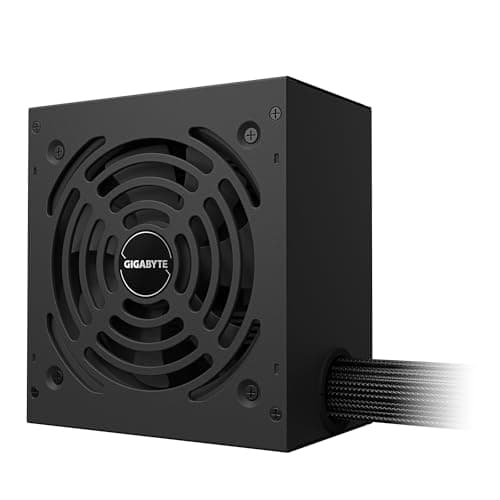 Image of Gigabyte P650G PG5 80 Plus Gold 650w PCIe 5.1 Power Supply Unit, ATX 3.1, 12VHPWR GPU Connector, 120mm Fan, Flat Cables, 5 Year Warranty