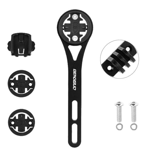 Image of Quixotical Integrated Handlebars Out Front GPS Bike Mount, Compatible with Garmin Edge, Bryton, Cateye