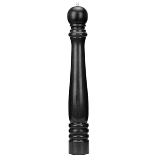 Image of FYDRCC Large Pepper Mill, 50.8 cm, Oak Wood, Giant Pepper Mill, 50 cm, Large Salt and Pepper Mill, Stainless Steel Core, Manual Pepper Mill, Hotel, Restaurant - Black