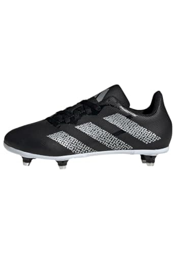 Image of adidas Kids Rugby Junior SG Boots Black/Silver 4.5 UK Child