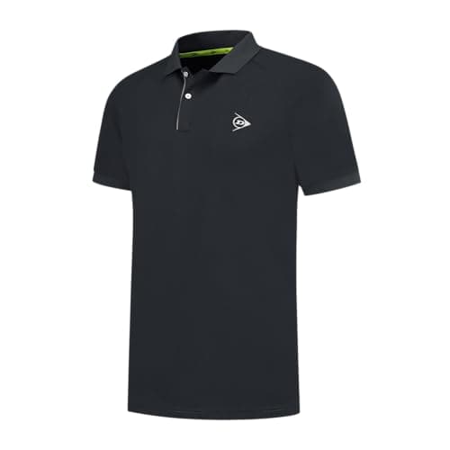 Image of Dunlop Club Mens Polo, Black, XL