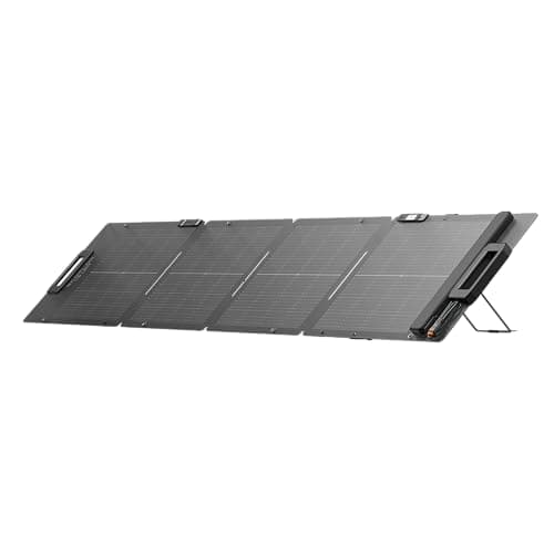 Image of EF ECOFLOW 110W Portable Solar Panel for Power Station, Foldable Solar Charger Chainable with Adjustable Kickstand, Waterproof IP68 for Outdoor Camping Indoor RV