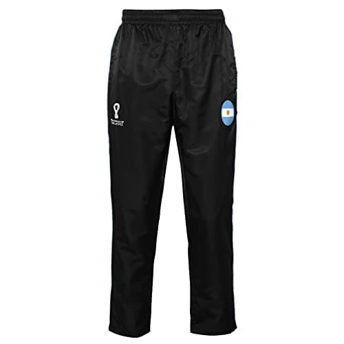 Image of Argentina, Official Fifa 2022 Training Football Tracksuit Bottoms Track Pants, Boy's 10-12 Years
