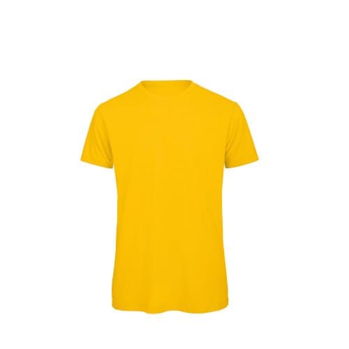 Image of B&C Mens Favourite Organic Cotton Crew T-Shirt (M) (Gold)