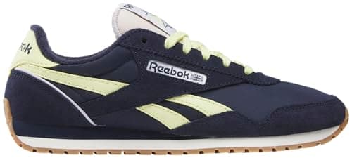 Image of Reebok Women's Classic AzSneaker, Vector Navy Vector Navy Yellow Haze, 4 UK
