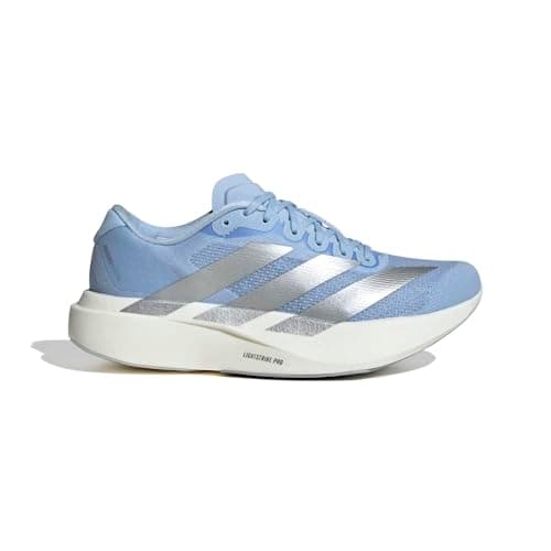Image of adidas Women's Adizero Evo SL Running Shoe, Blue Silver Metallic White, 7 UK