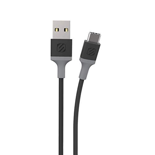 Image of Scosche STRKELINE™4’ Charge & Sync USB-C to USB-A Cable (BLACK)
